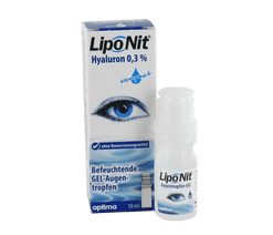 Lipo Nit Augentropfen GEL mit 3mg/ml Hyaluron (10ml)