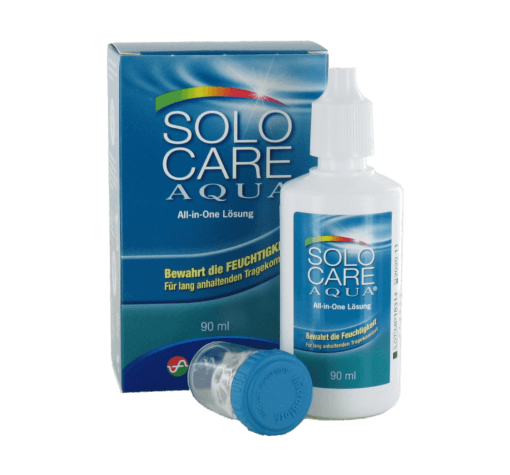 SOLO CARE AQUA Reisepack (1x90ml + 1 antibakterieller Becherbehälter)