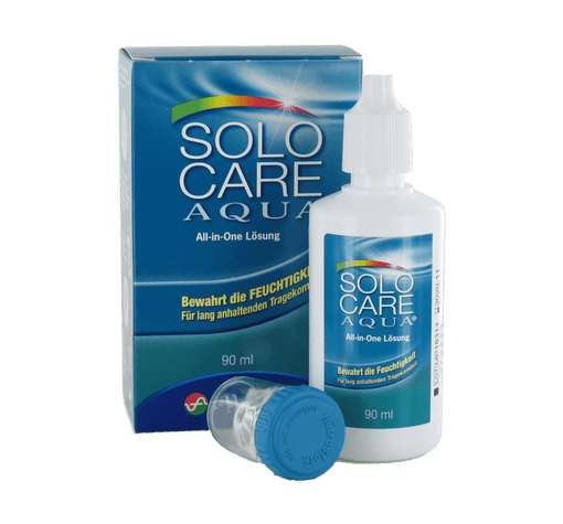 SOLO CARE AQUA Reisepack (1x90ml + 1 antibakterieller Becherbehälter)