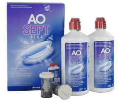 AOSEPT Plus Vorratspackung (2x360ml+2 Behälter)