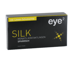 eye2 SILK MONATS-KONTAKTLINSEN SPHÄRISCH (3er Box)