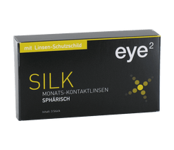 eye2 SILK MONATS-KONTAKTLINSEN SPHÄRISCH (3er Box)