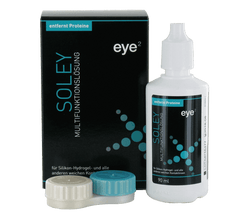 eye2 SOLEY Multifunktionslösung Reisepack (1x90ml + 1 antibakterieller Behälter)