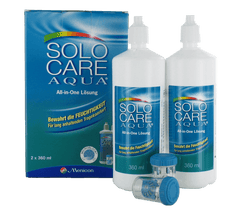 SOLO CARE AQUA (2x360ml+2 antibakterielle Becherbehälter)